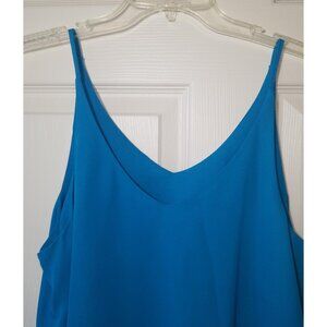 Shinestar blue Tank Top shirt Size Medium